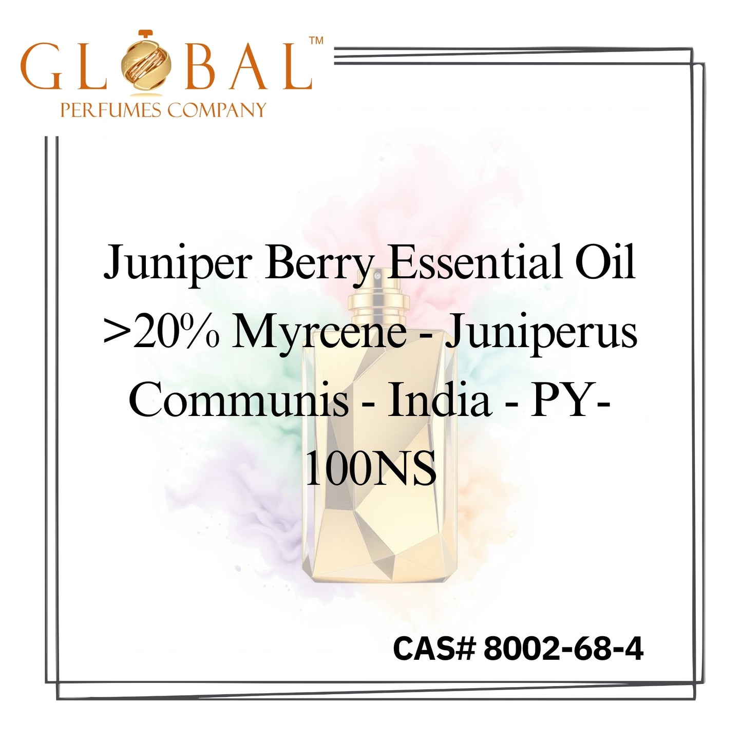 Juniper Berry Essential Oil >20% Myrcene - Juniperus Communis - India - PY-100NS