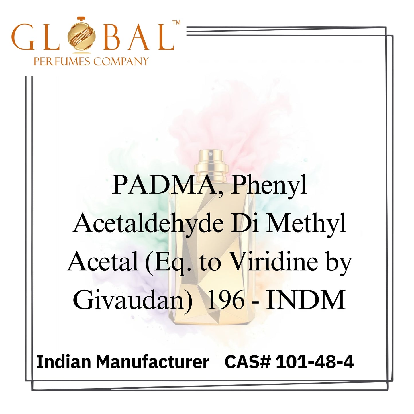 PADMA, Phenyl Acetaldehyde Di Methyl Acetal (Eq. to Viridine by Givaudan) 196 - INDM
