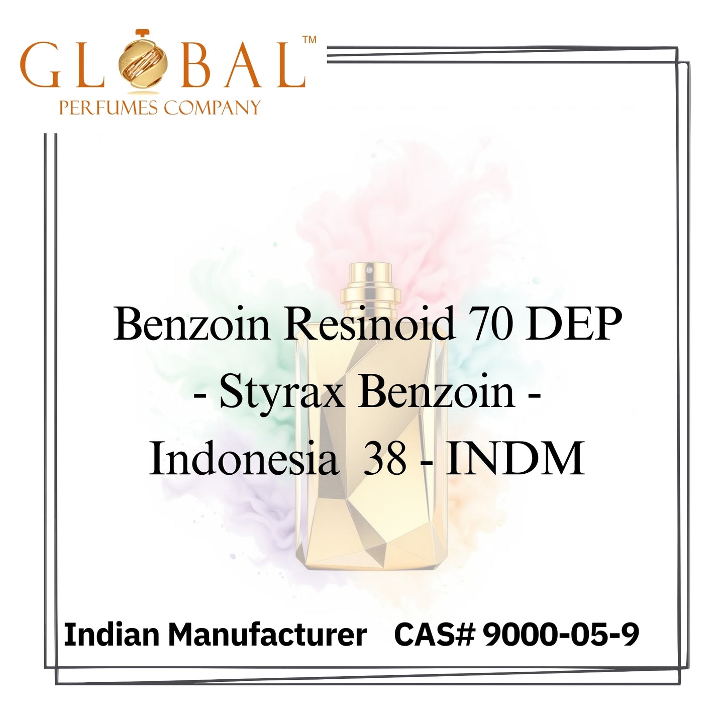 Benzoin Resinoid 70 DEP - Styrax Benzoin - Indonesia  38 - INDM