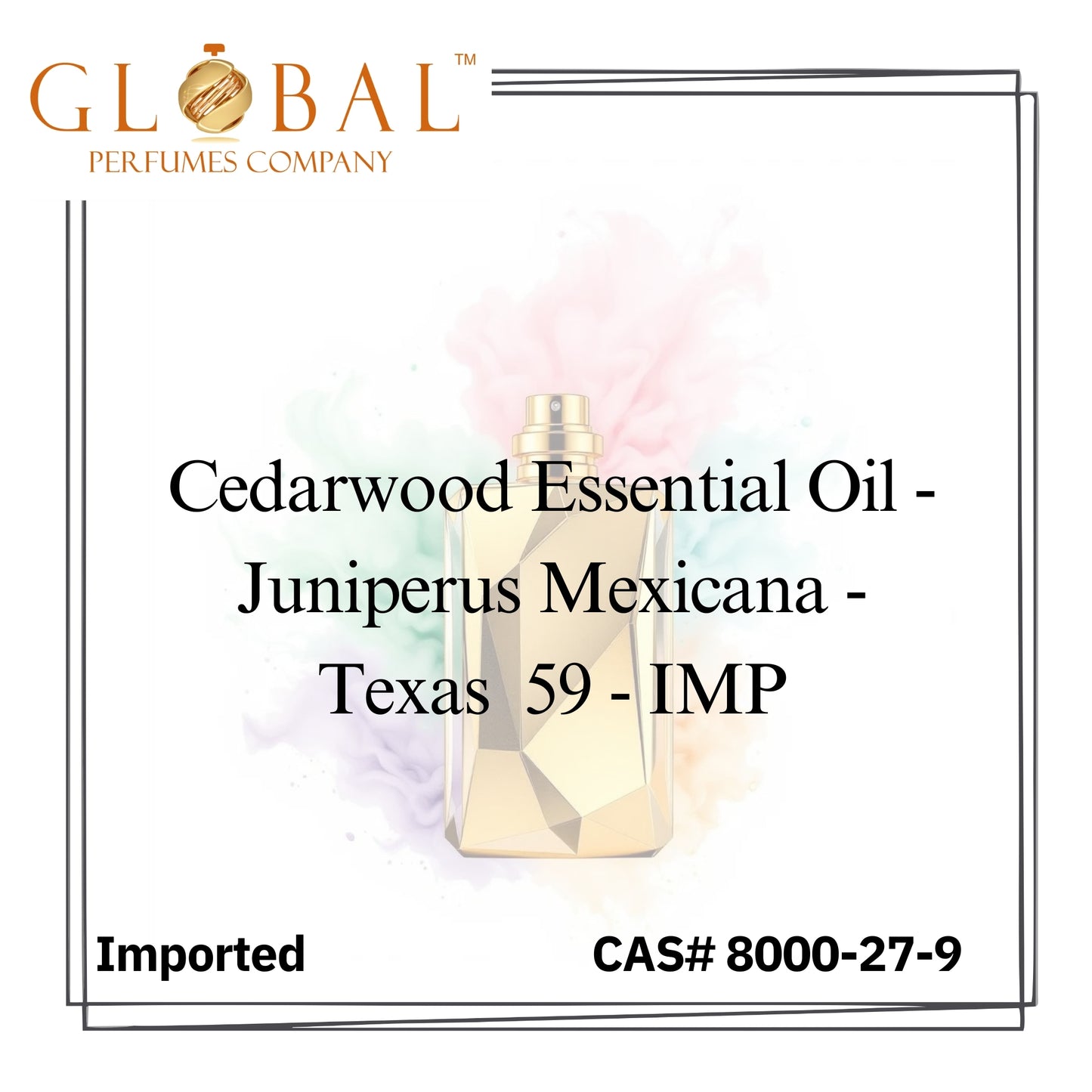 Cedarwood Essential Oil - Juniperus Mexicana - Texas  59 - IMP