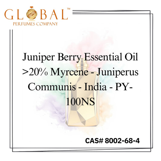 Juniper Berry Essential Oil >20% Myrcene - Juniperus Communis - India - PY-100NS
